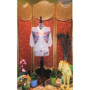 🇮🇳 Koti Banjara tribal vest with elephants 🐘